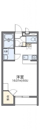 レオパレスラフィネの物件間取画像